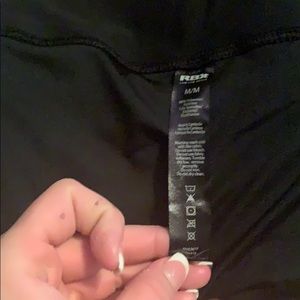 RBX mesh leggings with zipper